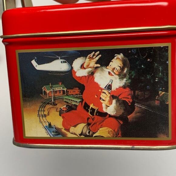 Vintage Coca Cola Christmas Santa Tin 1994 - Picture 4 of 7